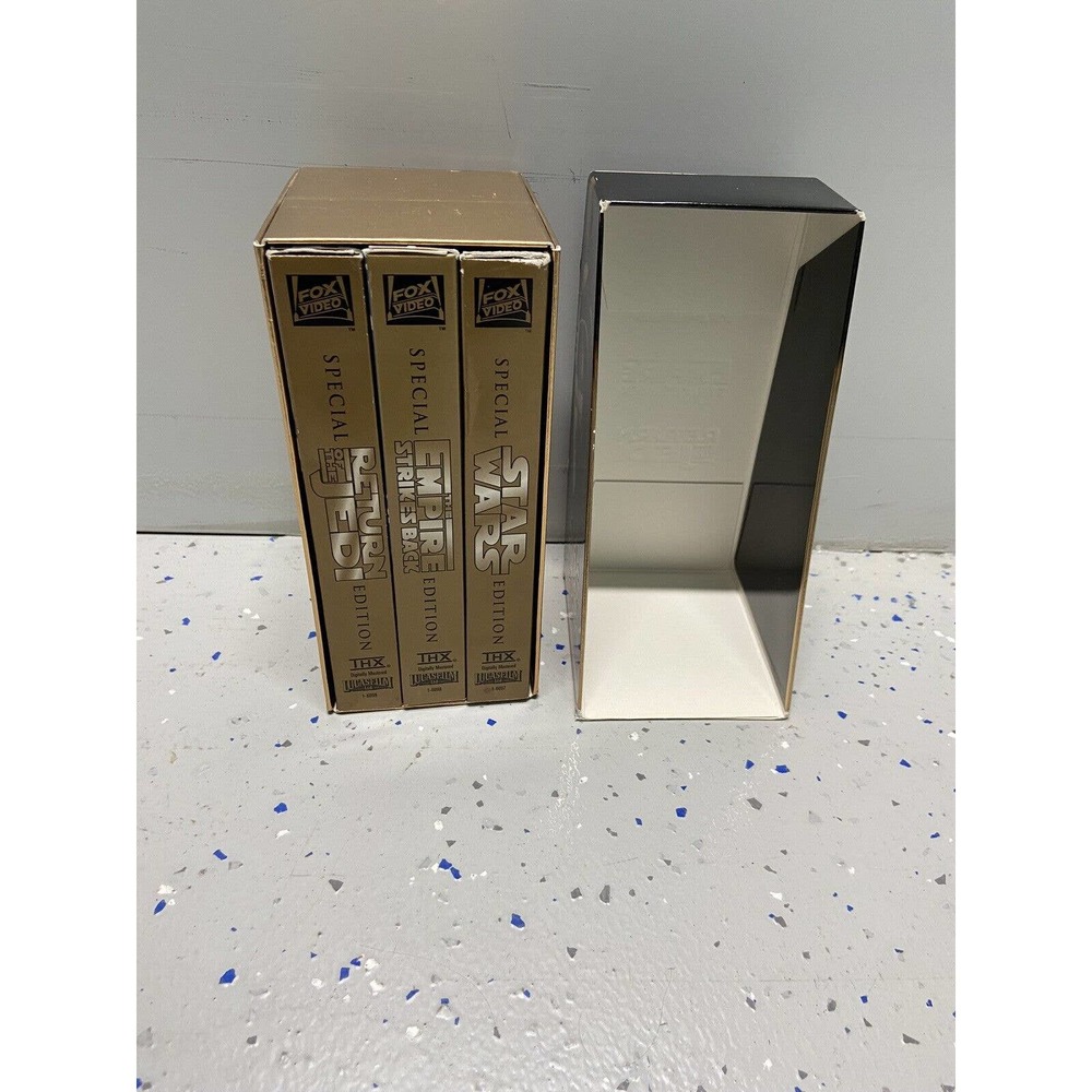 Star Wars Trilogy Special Edition (VHS, 1997) Digitally Remastered Gold Box Set